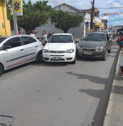 Acidente causa engavetamento no Centro de São Luís do Quitunde