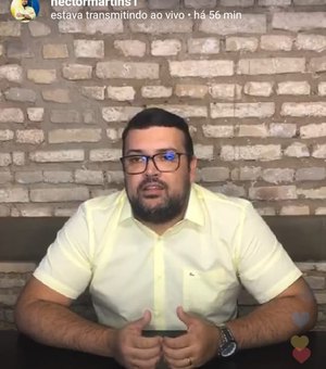 Pré-candidato a prefeito, Hector Martins denuncia uso político na saúde de Arapiraca