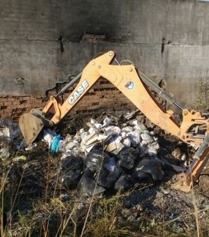 Mais de 39 toneladas de lixo são recolhidas do Hospital Chama