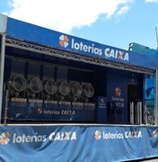 Caminhão da Sorte está em Arapiraca para o sorteio da Mega-Sena de hoje (31)