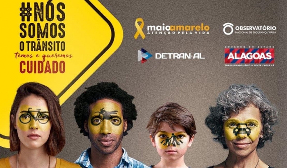 Detran lança campanha em alusão ao movimento Maio Amarelo