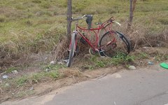 Ciclista idoso morre atropelado em Arapiraca