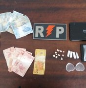 Três suspeitos de tráficos são presos com drogas e dinheiro em Arapiraca
