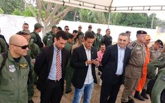 Agentes da segurança comemoram dois anos de atuação da aeronave Falcão 04 em Arapiraca