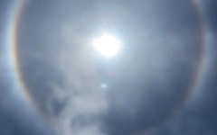 Fenômeno Halo Solar aparece no Litoral Norte de Alagoas