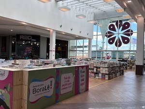 Partage Arapiraca Shopping facilita o acesso à literatura com instalação de feira de livros no empreendimento