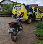 Força Tarefa recupera moto roubada em Arapiraca