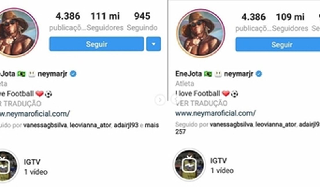 Erro no Instagram faz perfis famosos perderem milhares de seguidores