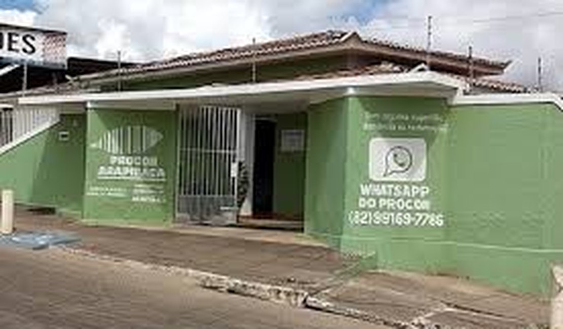 Procon Arapiraca está sem funcionar e usuários reclamam da falta do serviço