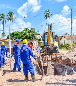 Obras de esgotamento sanitário avançam em Maragogi
