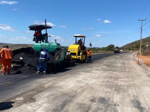 Obras na rodovia que liga BR-316 a cidade de Igaci avançam