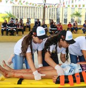 Samu apoia simulação de socorro à vítimas de acidente em Arapiraca