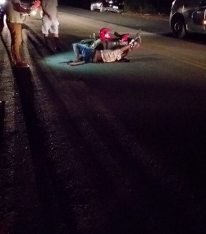 Acidente de trânsito deixa homem ferido em Maragogi