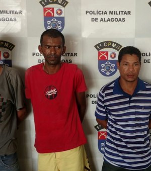 Polícia recupera produtos de roubo e prende quatro acusados no interior de AL