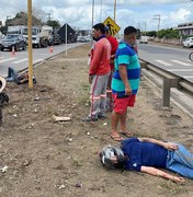 Colisão envolvendo motos deixa três pessoas feridas em Arapiraca