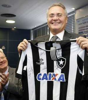 Torcedores do Botafogo (RJ) reprovam imagem de Renan Calheiros com camisa do clube