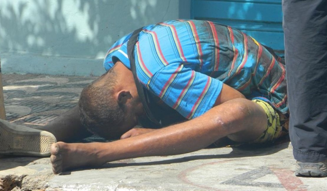[Vídeo] Morador de rua é executado em Arapiraca