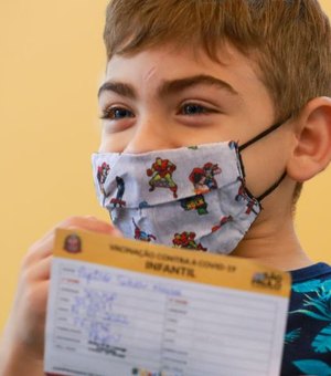Dez capitais iniciaram vacinação de crianças contra Covid-19 neste fim de semana