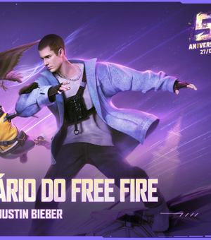 Free Fire anuncia parceria com Justin Bieber para comemorar 5º aniversário do game