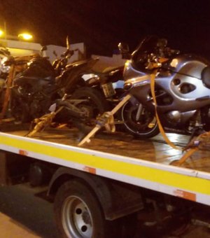 Quatro condutores de moto são autuados por infrações na Ponta Verde