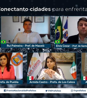 Rui Palmeira participa de videoconferência com prefeitas mexicanas