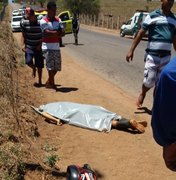 Idoso morre após derrapar moto na AL-110 em Taquarana