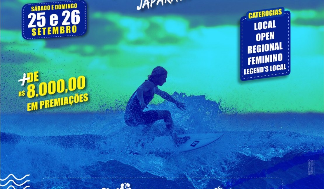 Japaratinga realizará 7ª edição do Campeonato de Surf