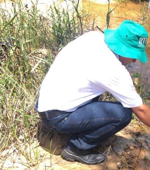 Riacho em Cruz das Almas pode estar contaminado por chorume do antigo lixão
