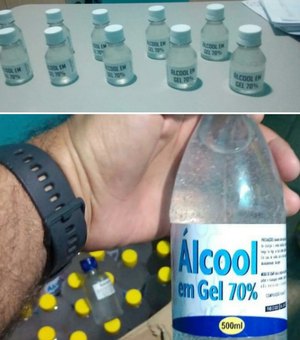 Covid-19: Polícia Civil apreende álcool em gel sem procedência em Maceió