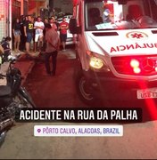 Motoqueiro sofre acidente de trânsito em Porto Calvo