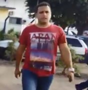 [Vídeo] Assessor de ex-prefeito preso ameaça repórteres em Arapiraca