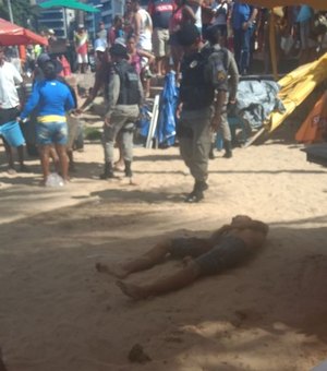 Uma pessoa morre e outra fica ferida em tentativa de homicídio em praia da capital