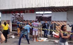 Teto de padaria desaba e deixa feridos em São José da Laje