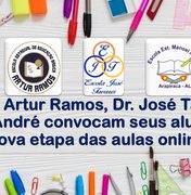 [Vídeo] Escolas de Arapiraca convocam alunos pra obter informações sobre aulas on-line