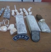 Jovem é detida suspeita de tráfico de drogas em Matriz de Camaragibe