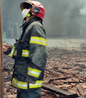 Incêndio destrói igreja evangélica em São Miguel dos Campos