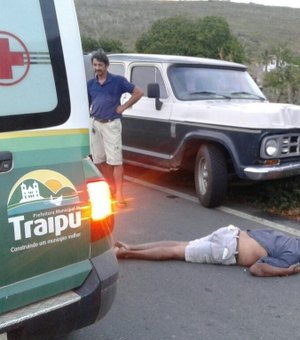 Homem morre atropelado na AL 487 na região do município de Traipu