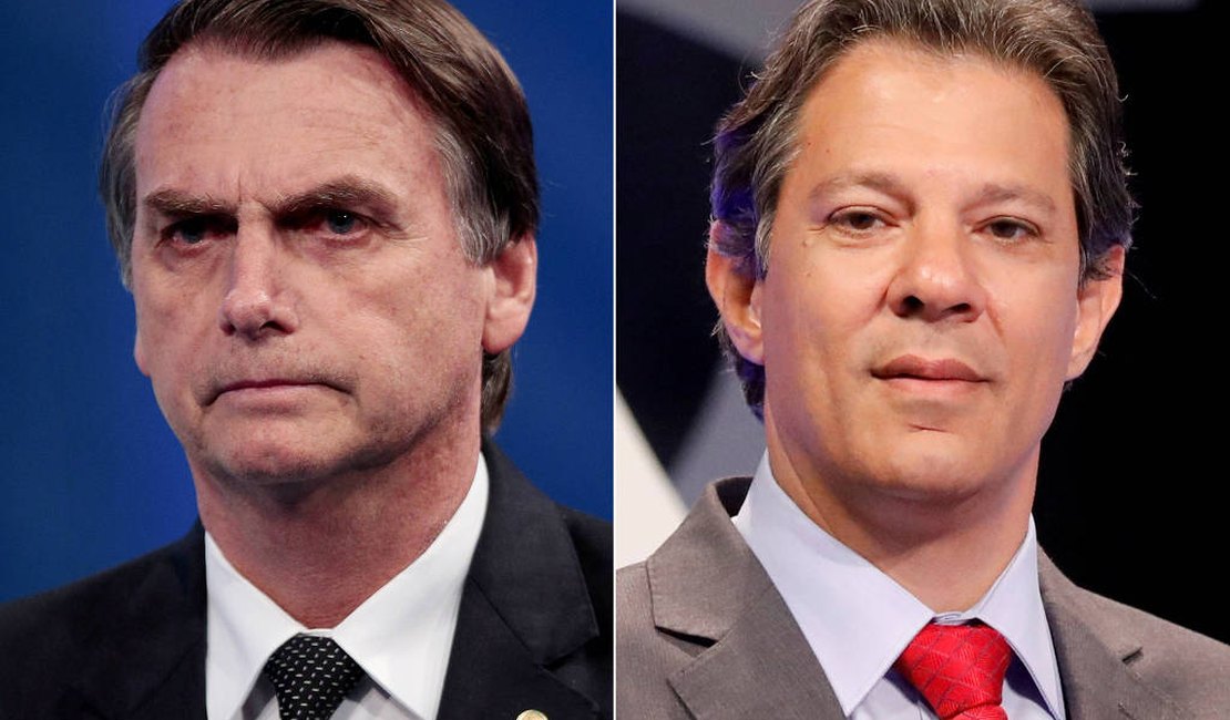 Em alta, Bolsonaro tem 39% dos votos válidos e Haddad, 25%, diz Datafolha