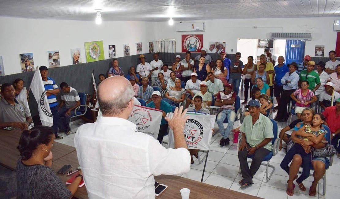 Trabalhadores rurais pedem apoio para continuar nas terras das Usinas Laginha e Guaxuma