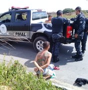 Policiais capturam jovens que tentaram fugir de abordagem em Arapiraca