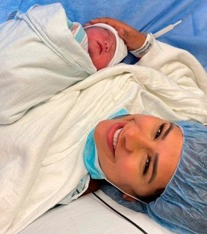 Simone mostra rostinho da filha recém-nascida, Zaya: 'Ela é linda'