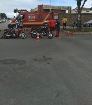 Após realizar conversão proibida, motociclistas provocam colisão em  Arapiraca