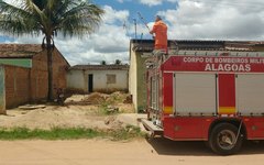 Corpo de Bombeiros é acionado para retirar cobra de uma casa em Arapiraca