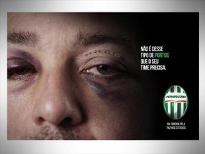 Clube catarinense lança campanha contra brigas em estádios