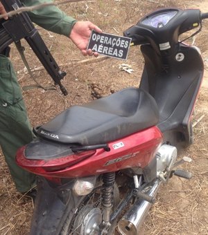 Com informações do Copom, policiais do Falcão 4 recuperam moto roubada