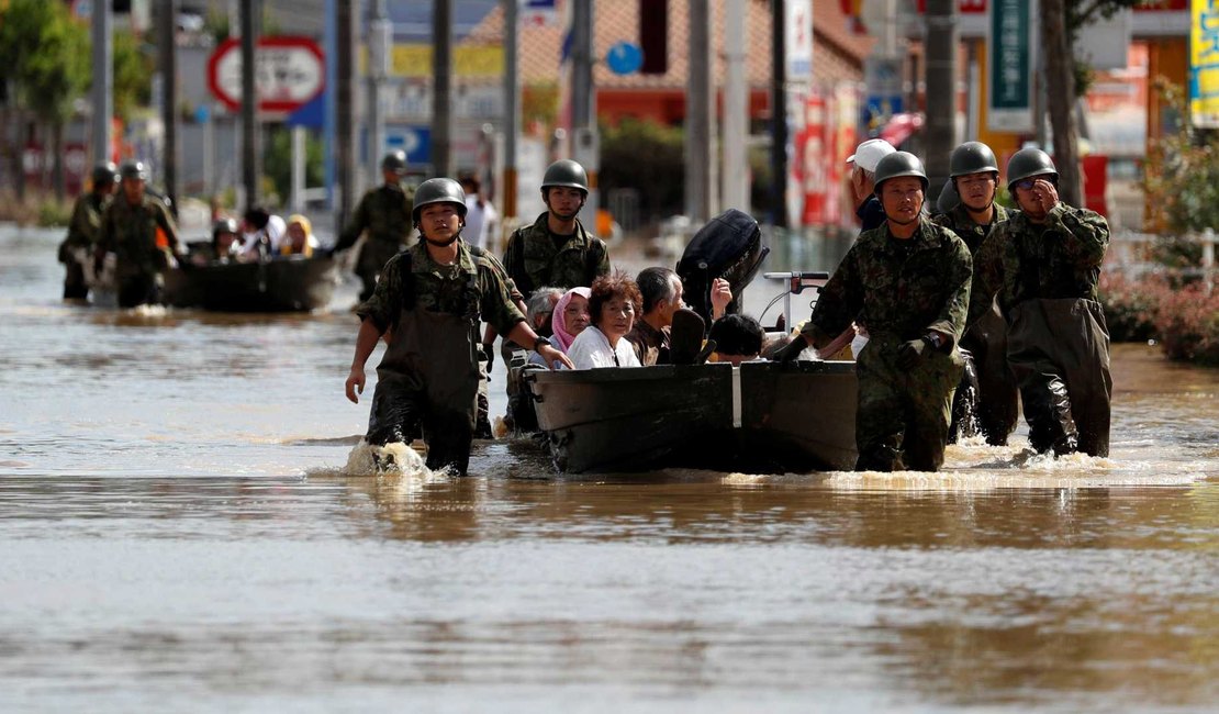 Catástrofe meteorológica deixa 224 mortos e 17 desaparecidos no Japão