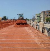 Obras do viaduto da AL-101 Norte, em Jacarecica, estão 80% concluídas