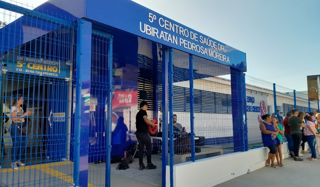 [Vídeo] 5º Centro de Saúde de Arapiraca é reinaugurado com estrutura ampliada e modernizada