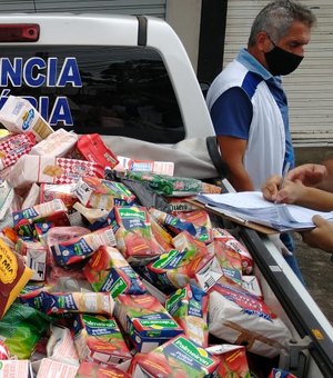 Vigilância Sanitária apreende 600kg de alimentos impróprios para consumo