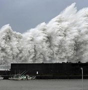 Tufão atinge costa do Japão nessa terça-feira 